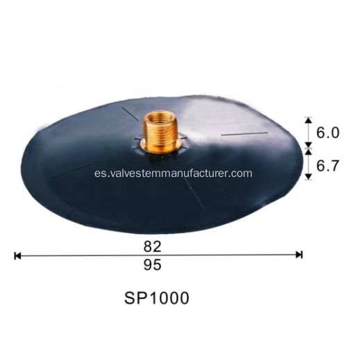 Spud de goma y arandela V3-08 SP1000